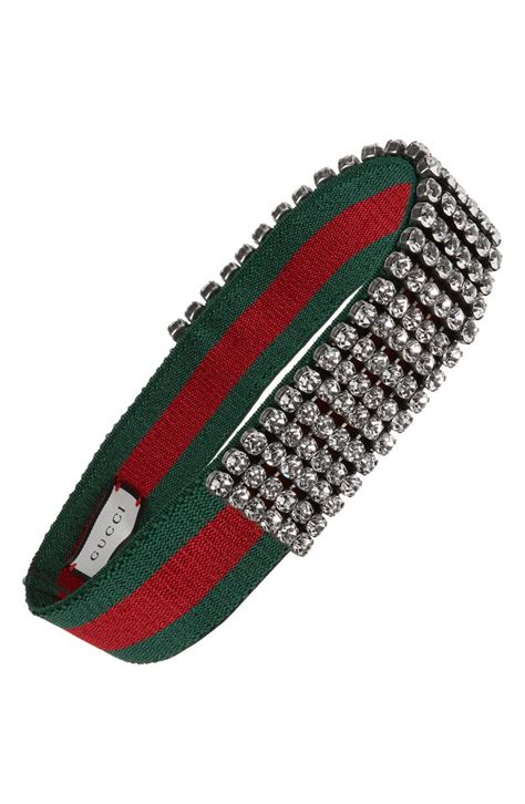 gucci inspired crystal headband